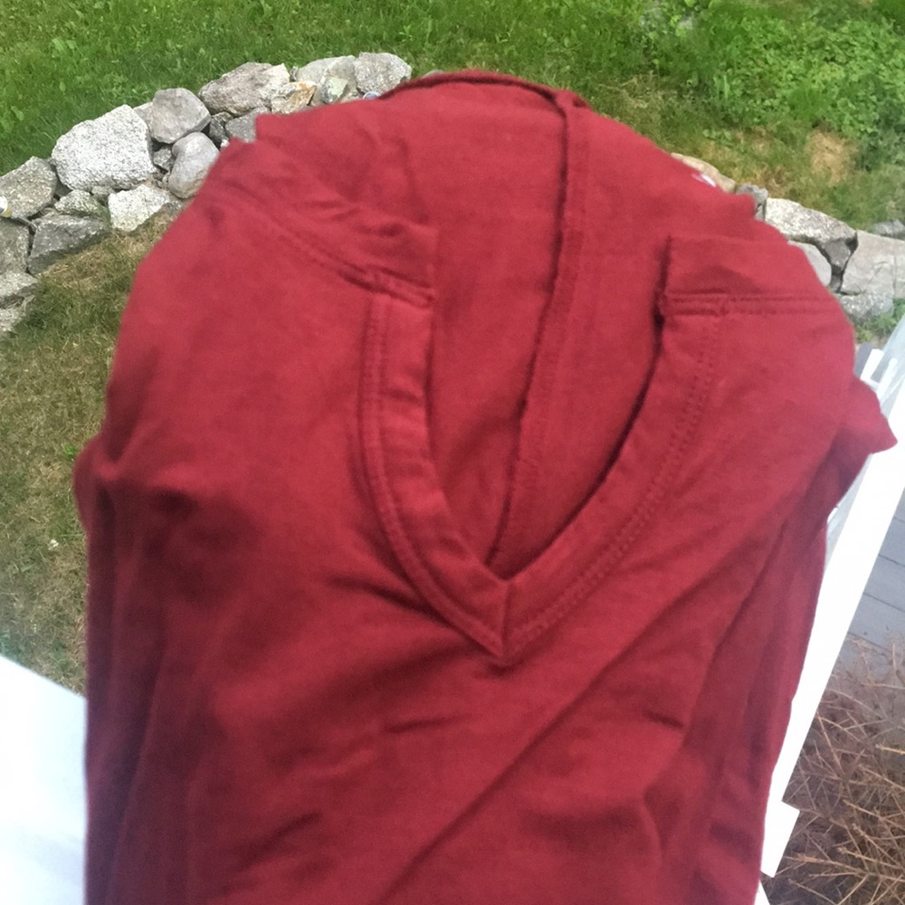 MUST SELL! New with tag, deep red/maroon blouse.